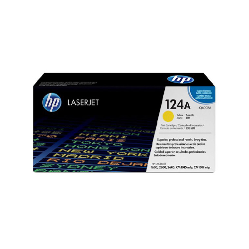 HP 124A Original Toner Cartridge – Yellow