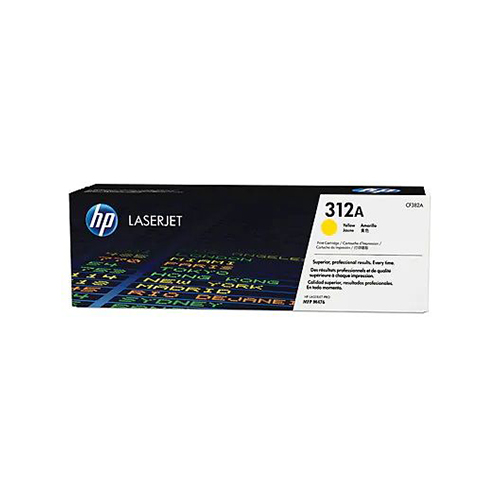 HP 312A Original Toner Cartridge – Yellow – CF382A – HP LaserJet Toner