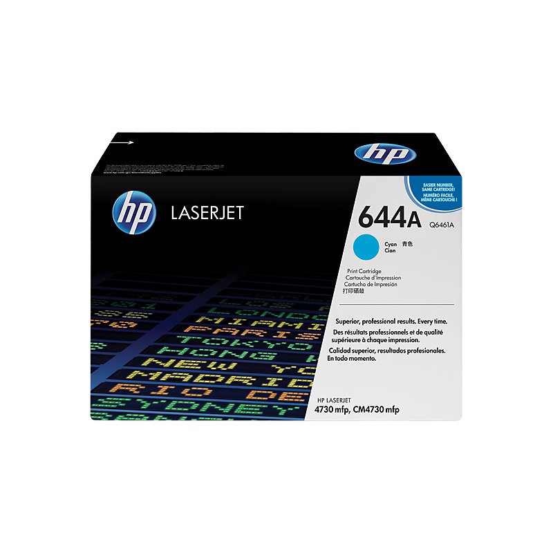 HP 644A Original Toner Cartridge-Cyan-Q6461A-HP LaserJet Toner