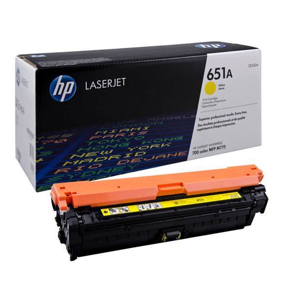 HP 651A Original Toner Cartridge-Yellow
