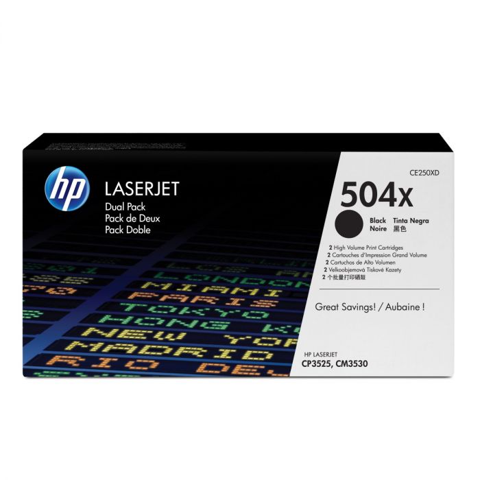 HP 504X Original Toner Cartridge – Black – CE400X – HP LaserJet Toner